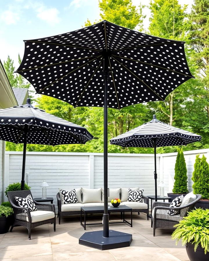 Patterned Umbrellas