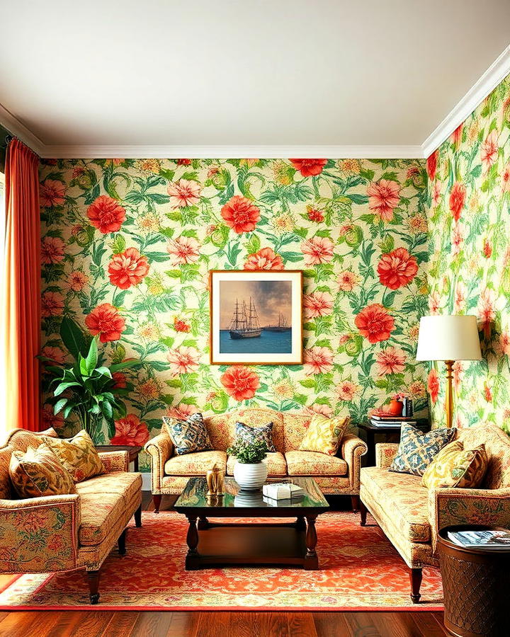 Patterned Wallpaper Design