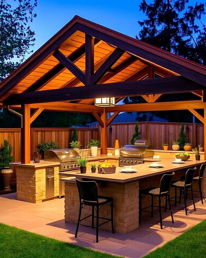 Pavilion with Outdoor Kitchen