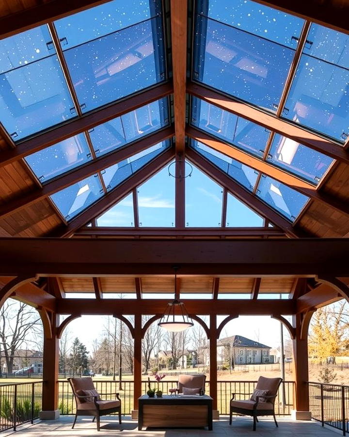 Pavilion with Skylights