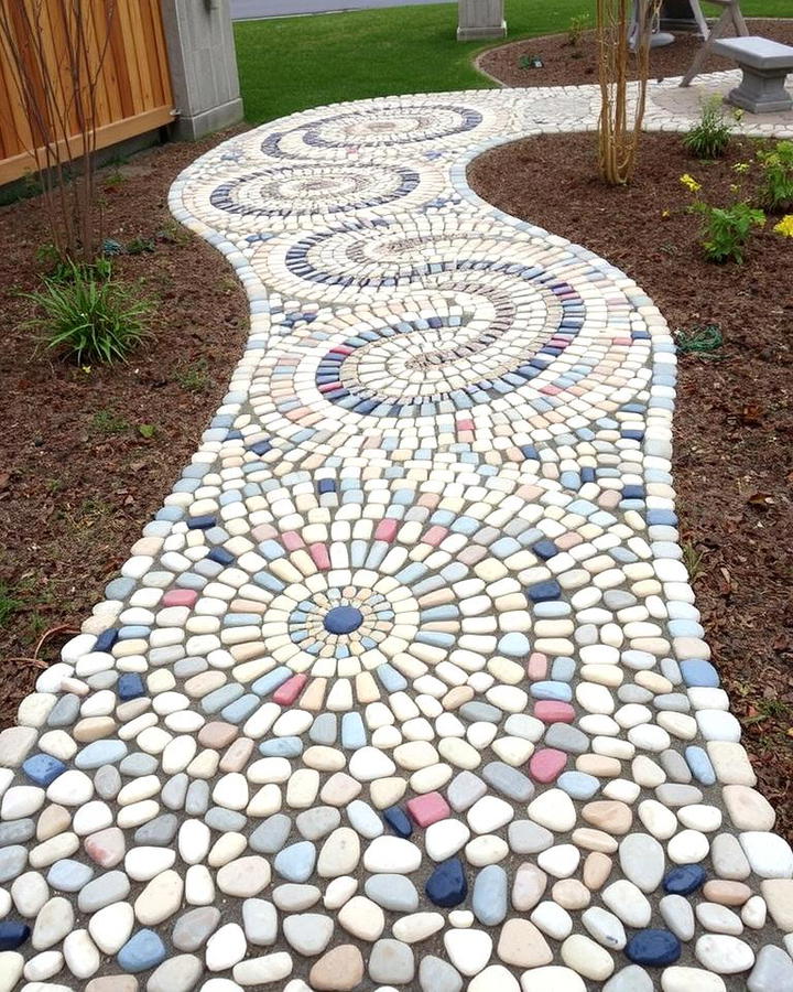 Pebble Mosaic Walkway