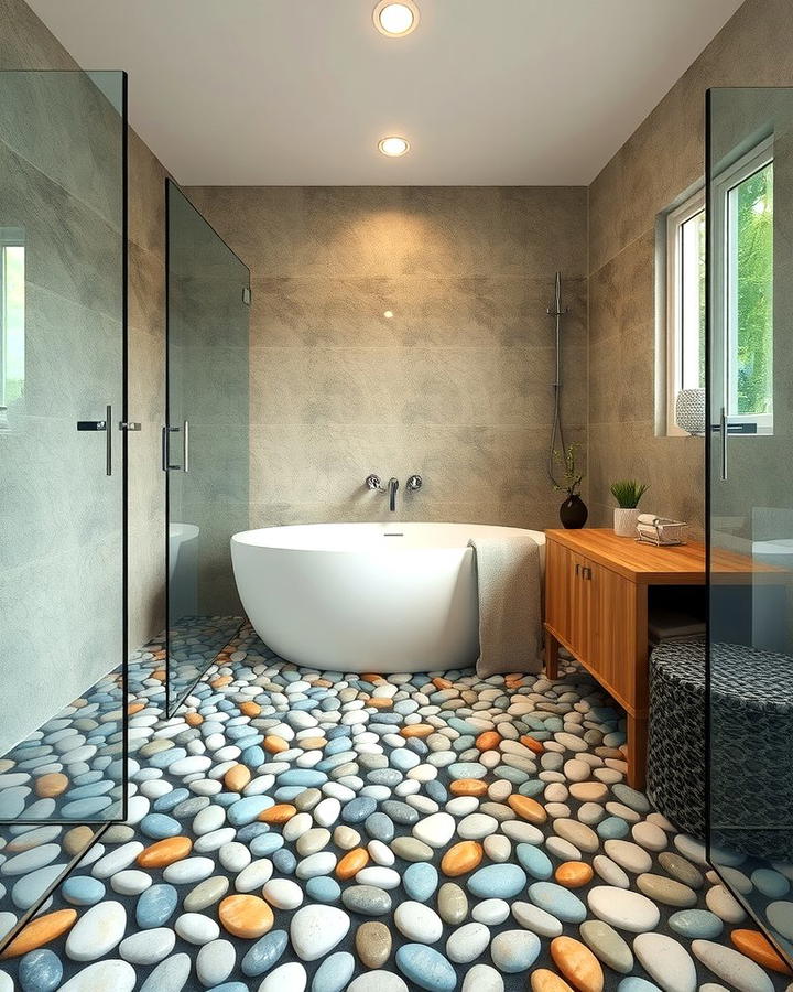 Pebble Shower Floors