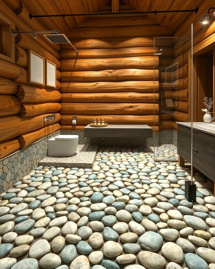 Pebble Shower Floors