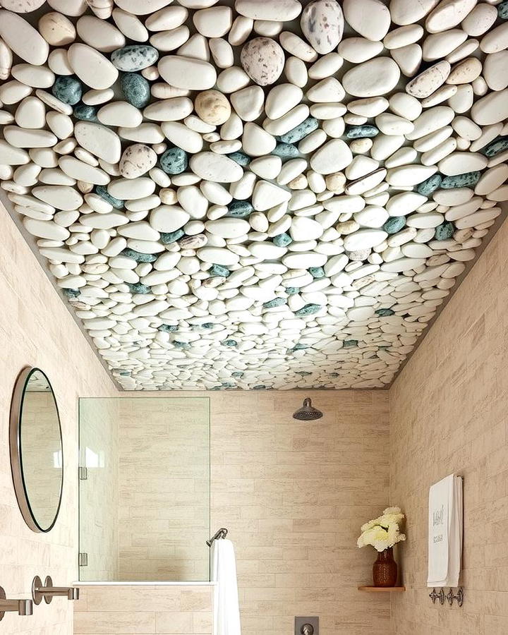 Pebble Tile Ceiling