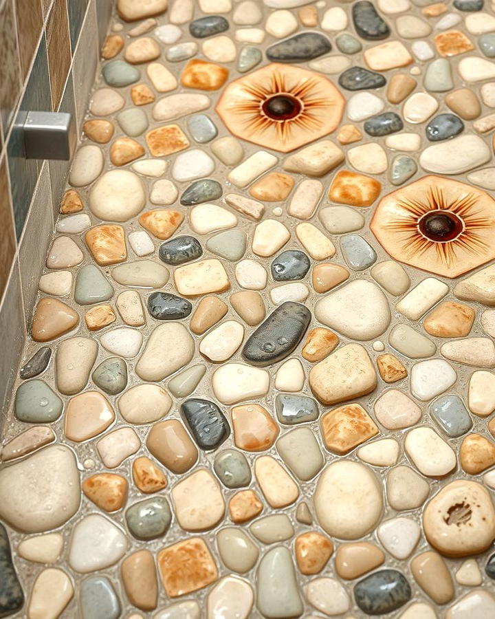 Pebble Tile Shower Floor