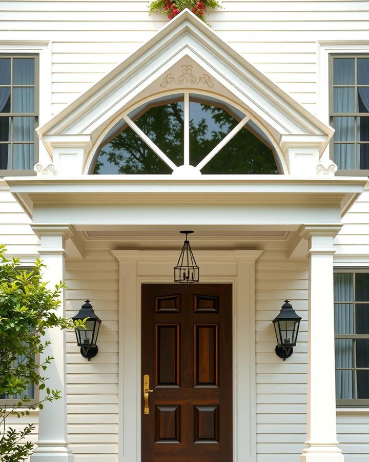 Pediment Over the Door