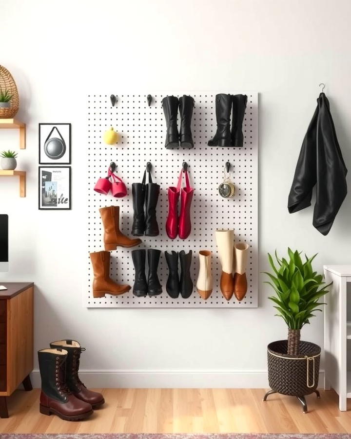 Pegboard Boot Storage Systems