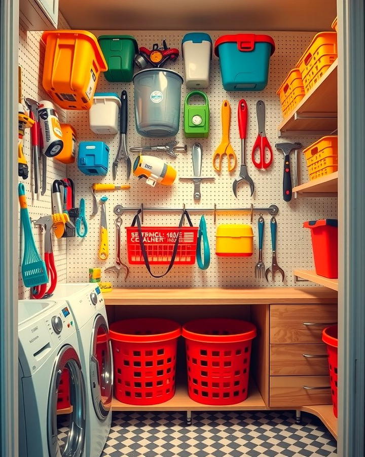 Pegboard Wall Storage