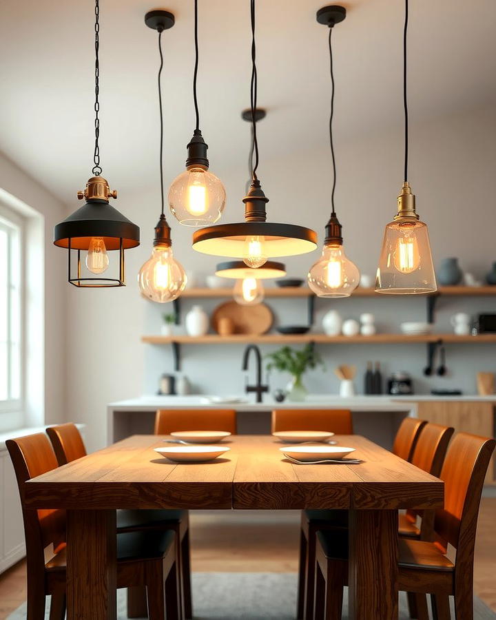 Pendant Lighting Over the Table