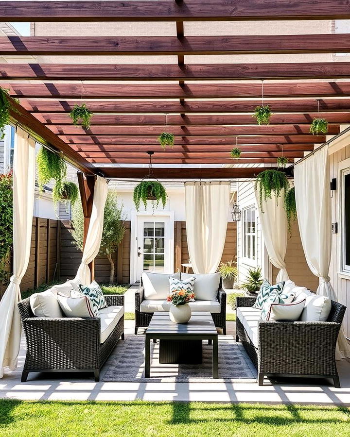 Pergola Lounge Area