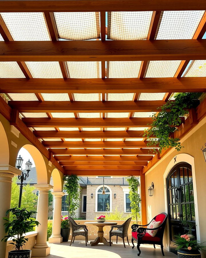 Pergola Roof for Open Air Comfort