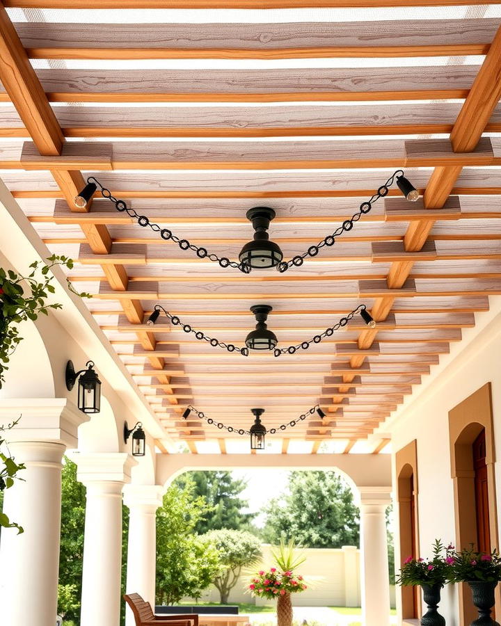 Pergola Roof for an Airy Feel