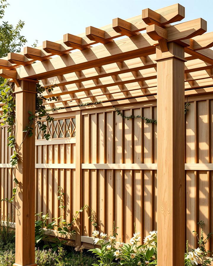 Pergola Style Fence