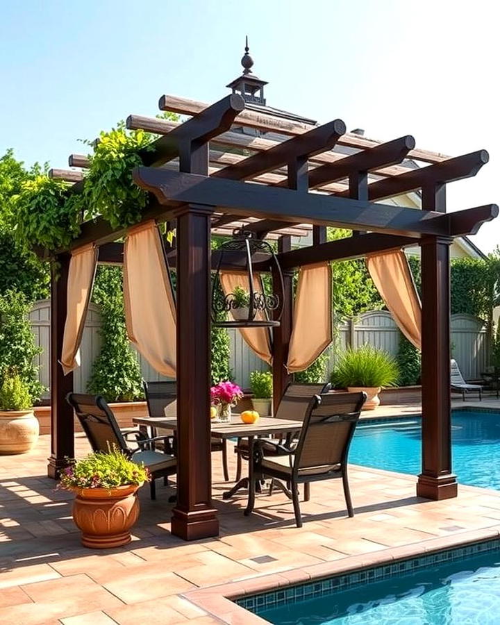 Pergola Style Pool Gazebo