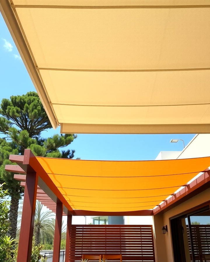 Pergola with Retractable Canopy