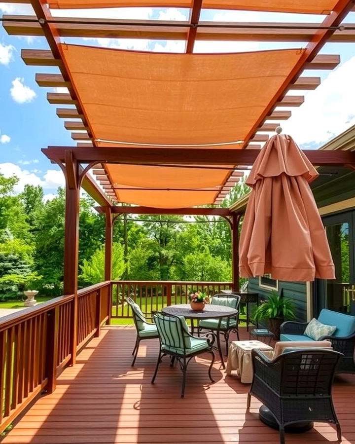 Pergola with Retractable Canopy