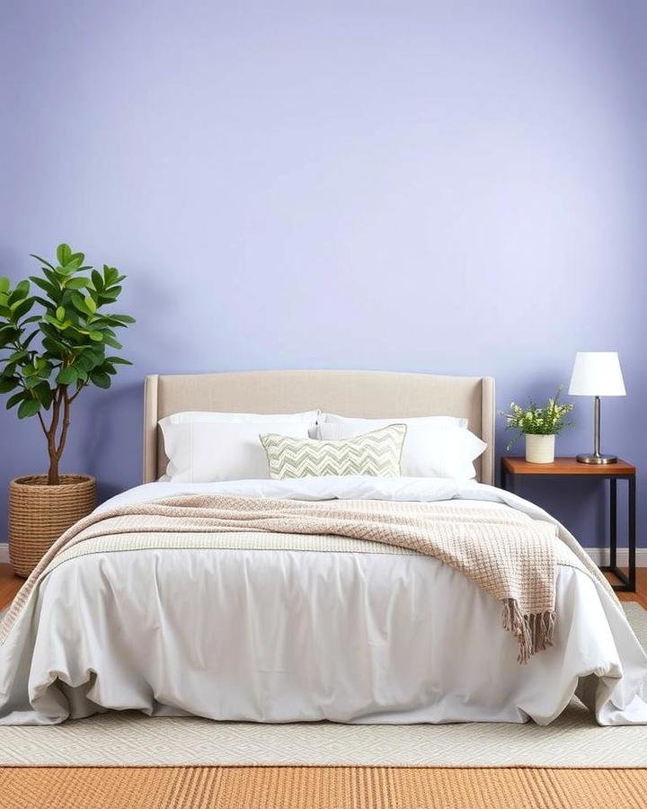 Periwinkle Accent Wall