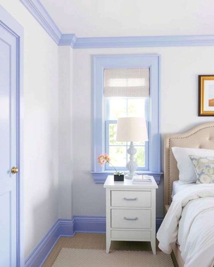 Periwinkle Painted Trim