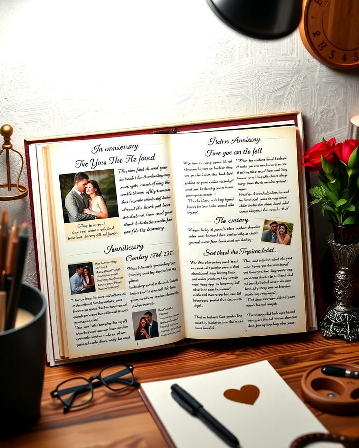 Personalized Anniversary Book