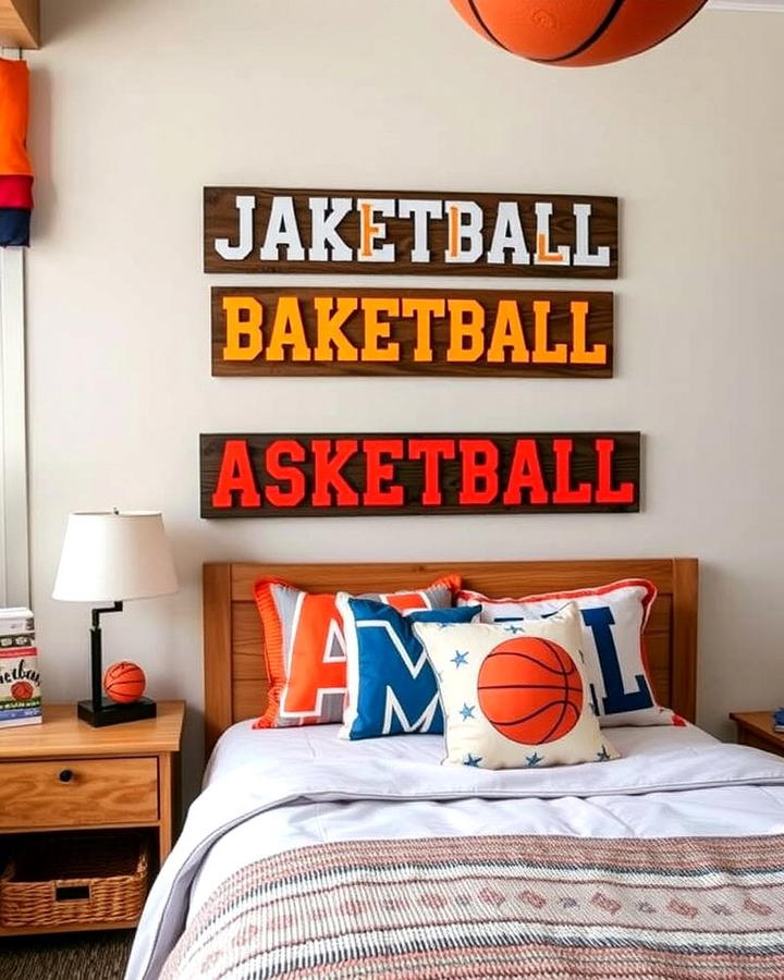 Personalized Basketball Name Sign