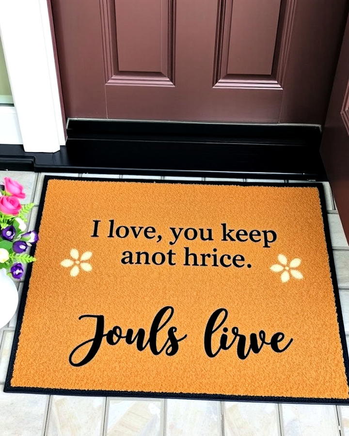 Personalized Front Door Mat