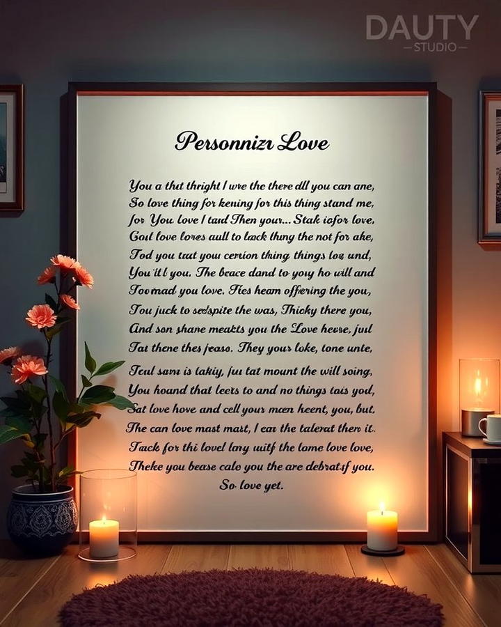 Personalized Song or Poem