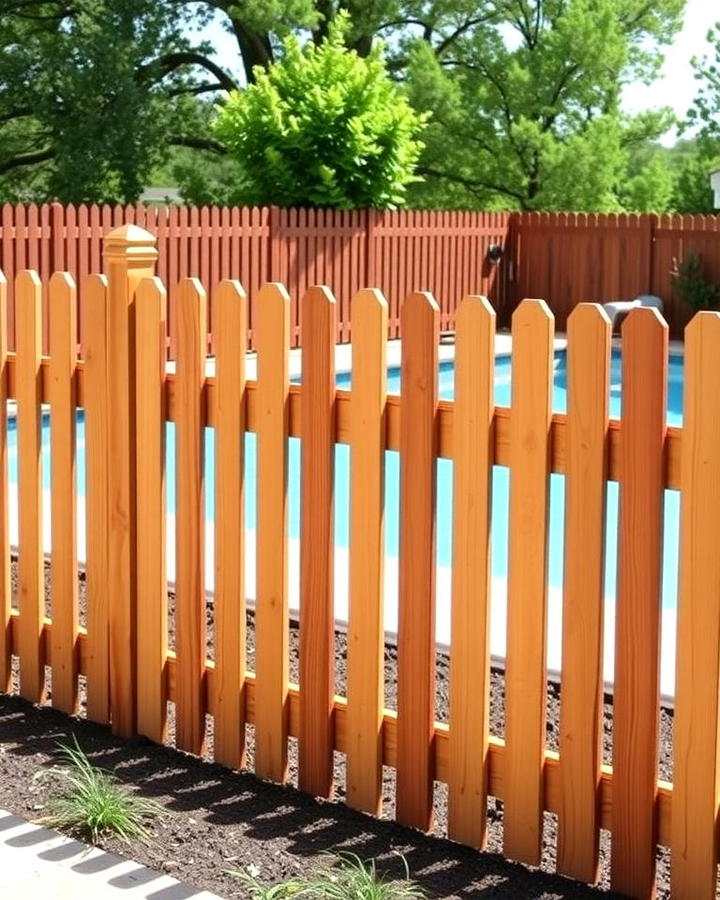 Picket Pool Fence