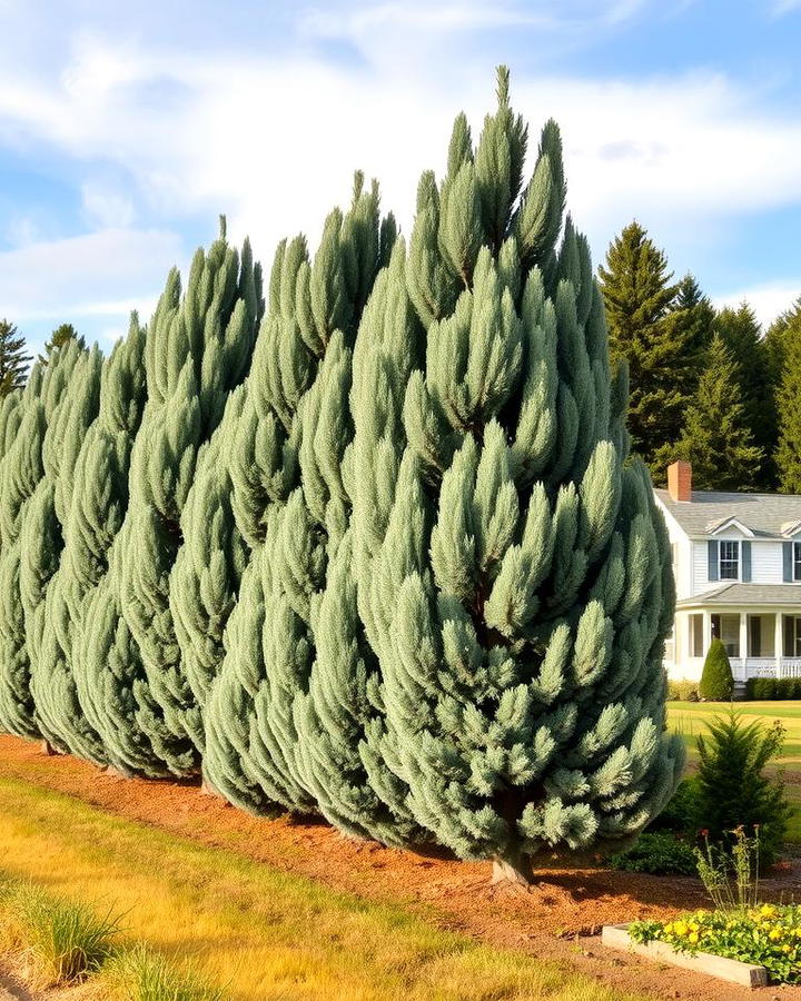 Pine Tree Windbreak