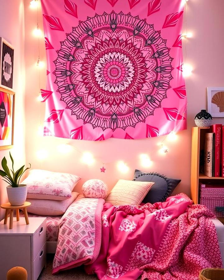 Pink Decorative Tapestries