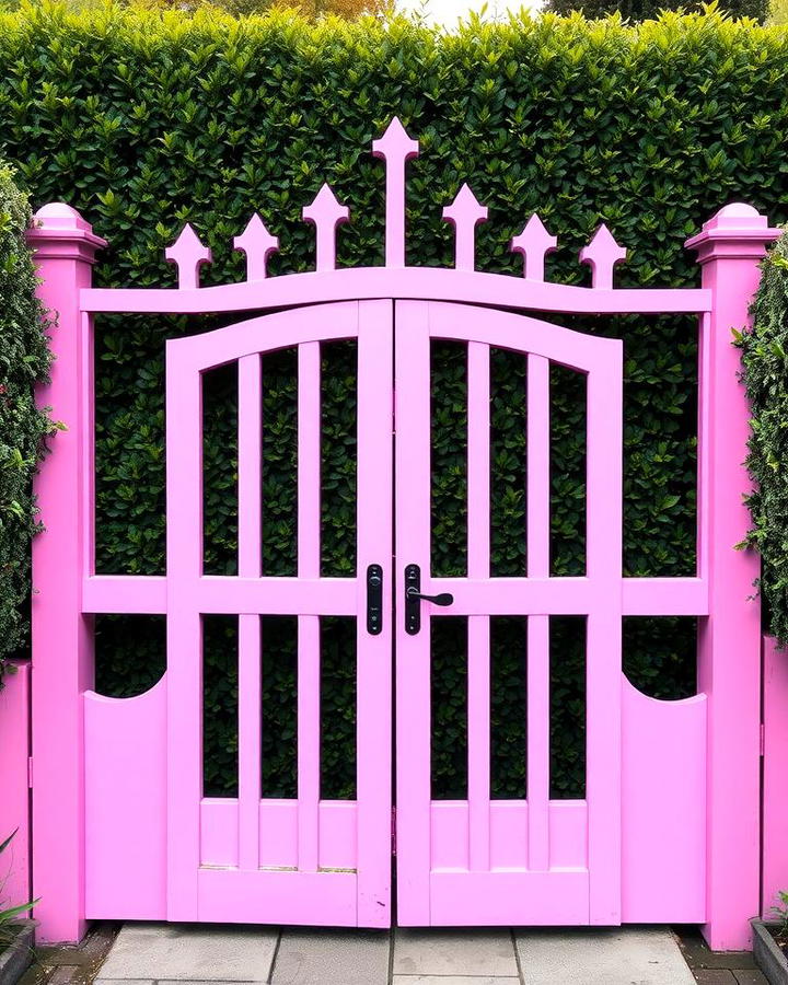 Pink Garden Gates