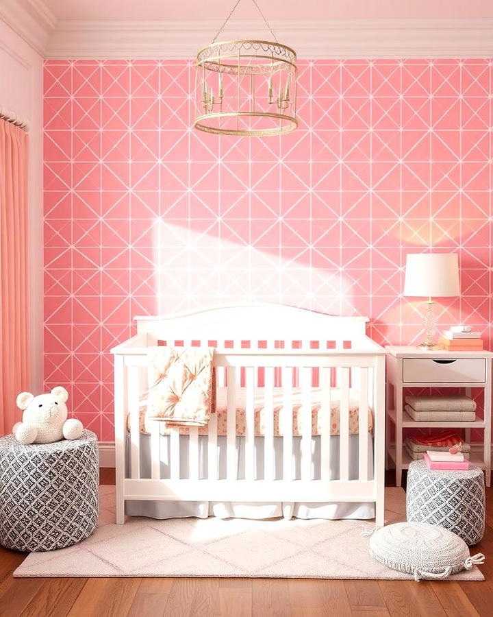 Pink Geometric Patterns