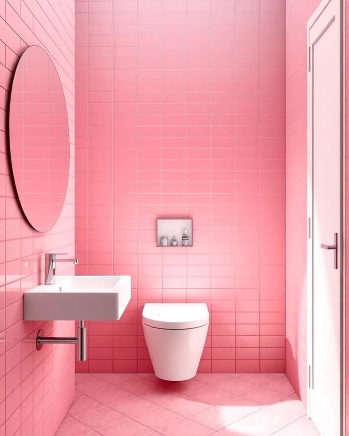 Pink Gradient Tiles for a Creative Flair