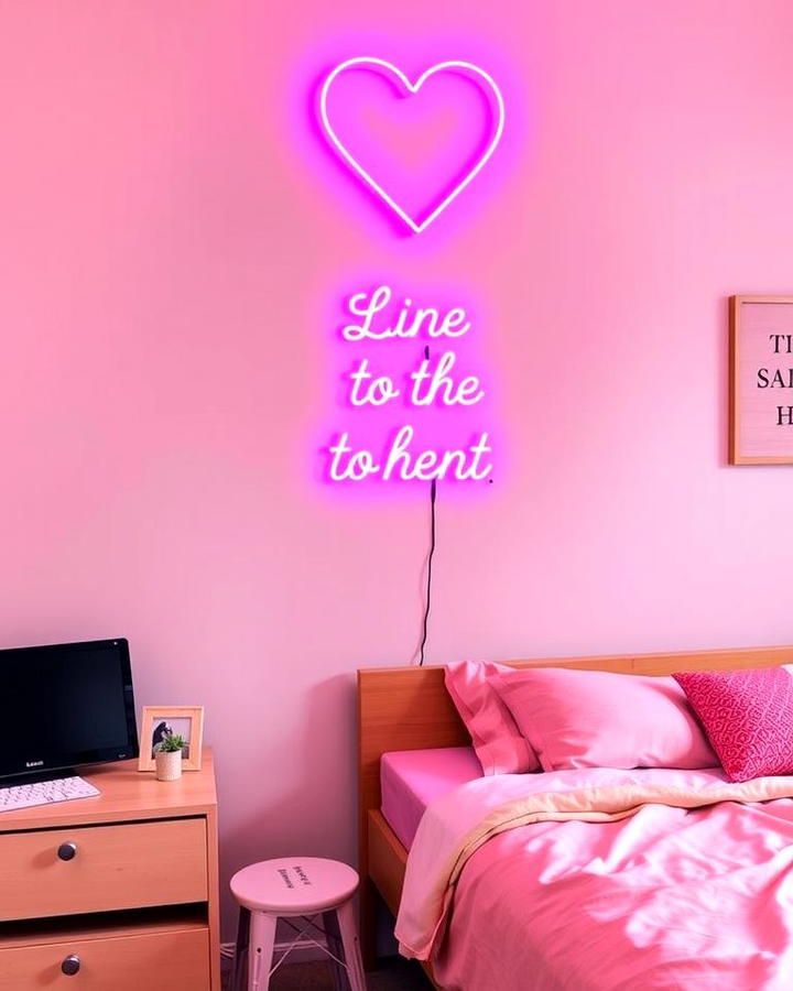 Pink Neon Signs for Personality