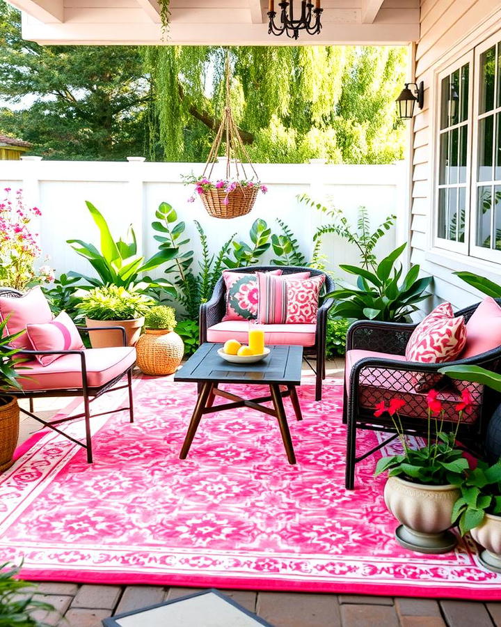 Pink Outdoor Rugs