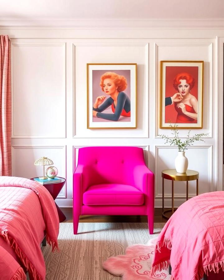 Pink Statement Chair