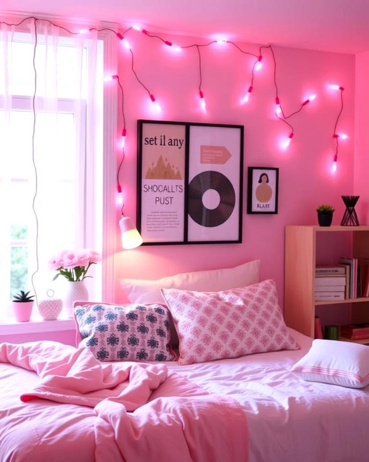 Pink String Lights for Whimsy