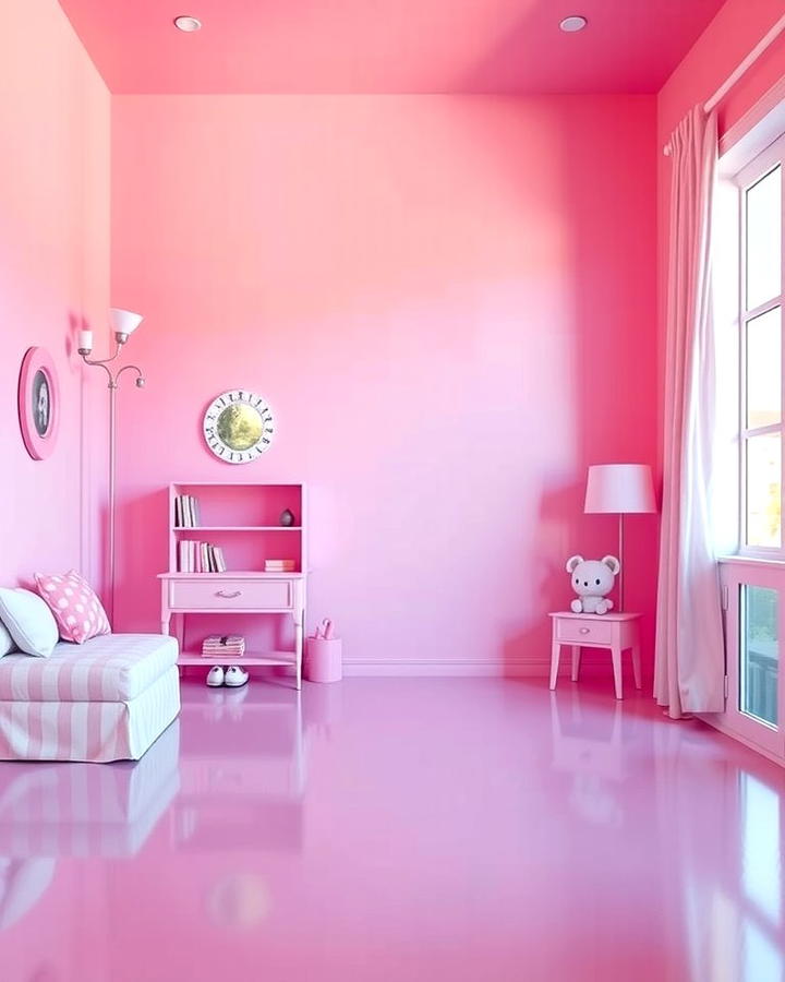 Pink Themed Walls