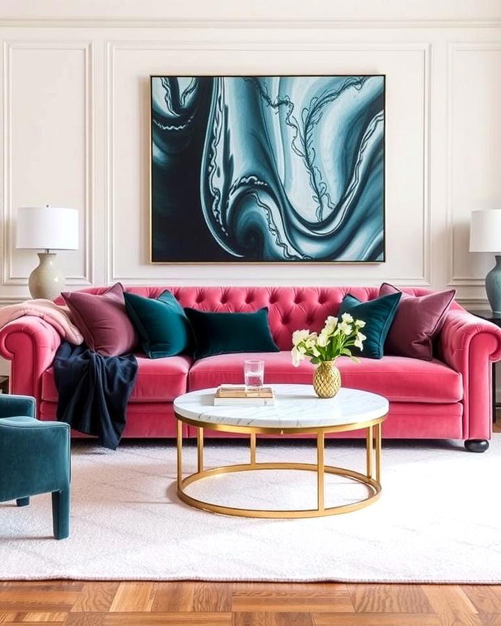 Pink Velvet for Luxe Appeal