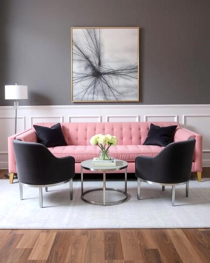 Pink and Gray Sophistication