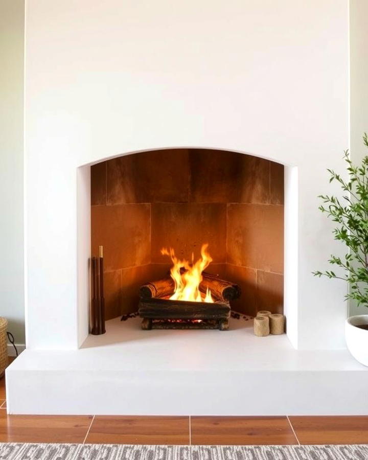 Plastered Fireplace Surrounds