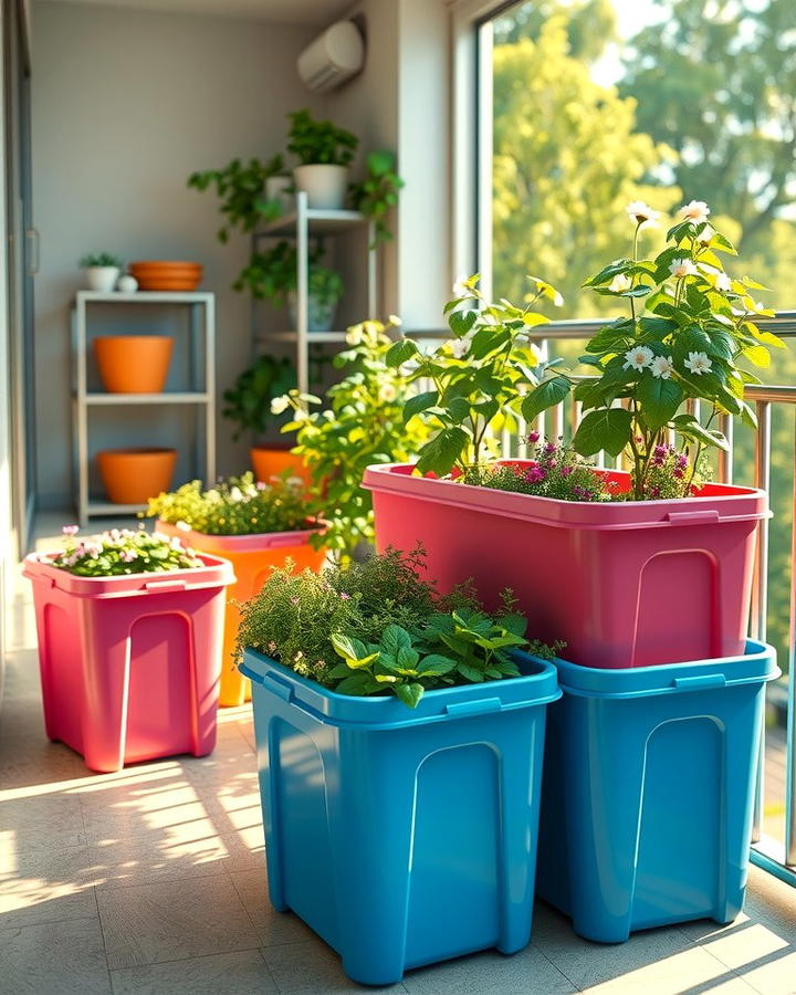 Plastic Storage Bin Beds