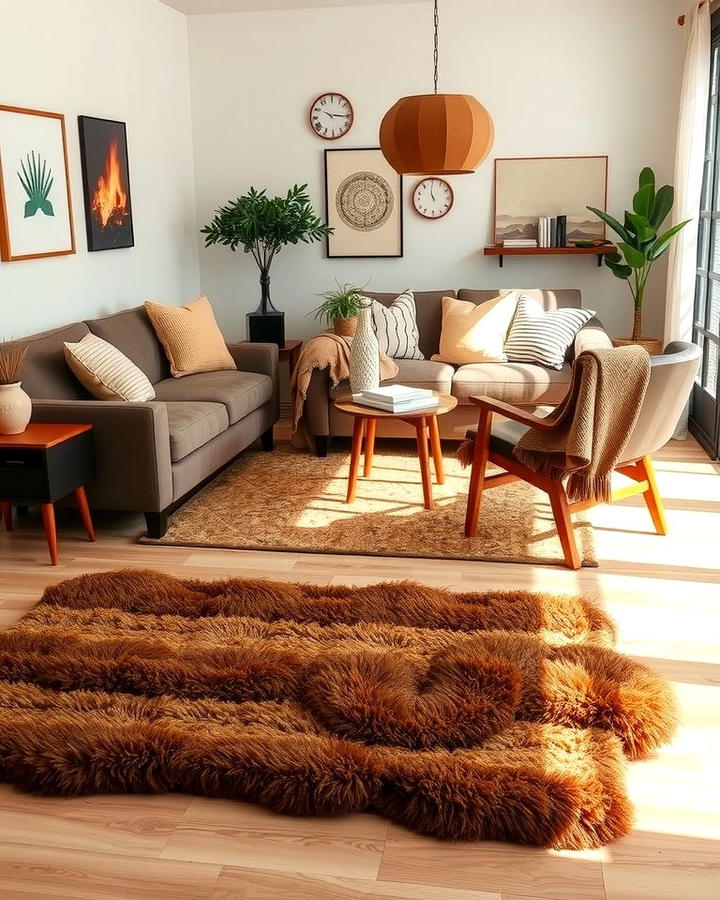 Plush Brown Rugs for Underfoot Comfort