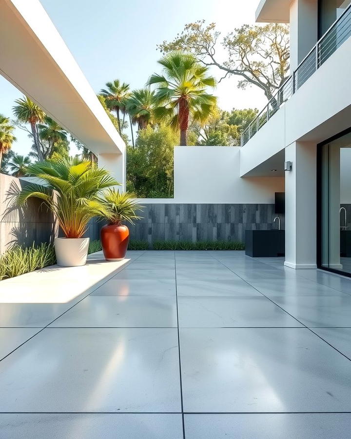 Polished Concrete Deck for a Sleek Finish