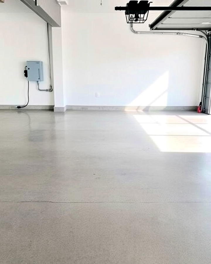 Polished Concrete Flooring for Garage