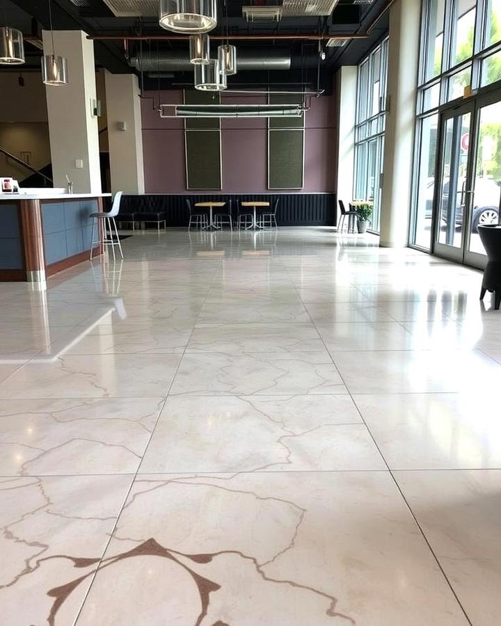 Polished Overlay Concrete Floors