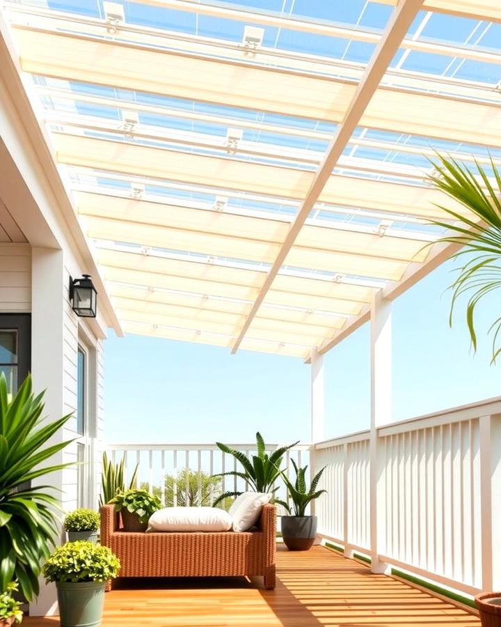Polycarbonate Awning for UV Protection