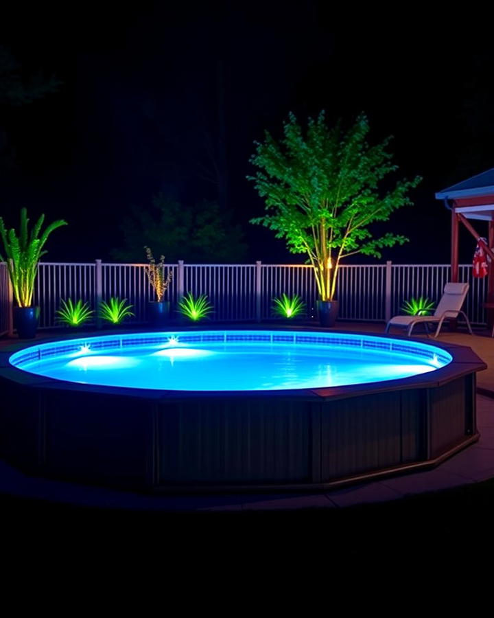 Pool with LED Lighting