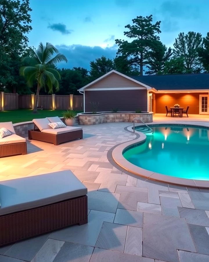 Poolside Deck and Patio