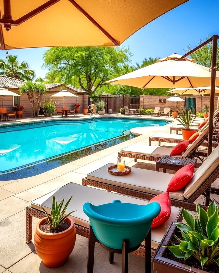 Poolside Lounge Area