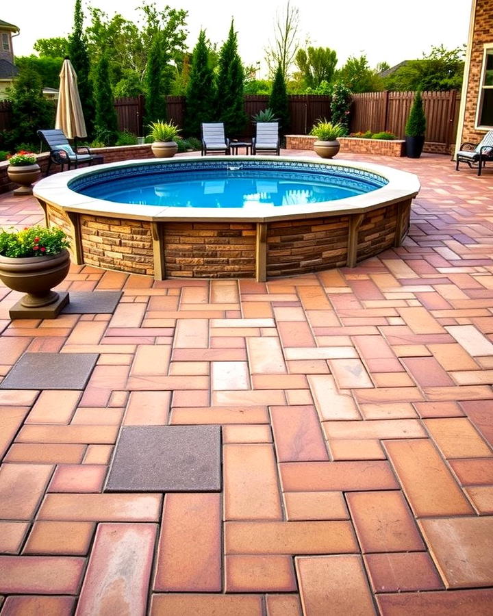 Poolside Lounge with Pavers